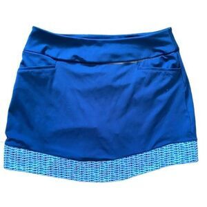 Adidas Climacool Golf Skort - M blue /light blue , polyester spandex